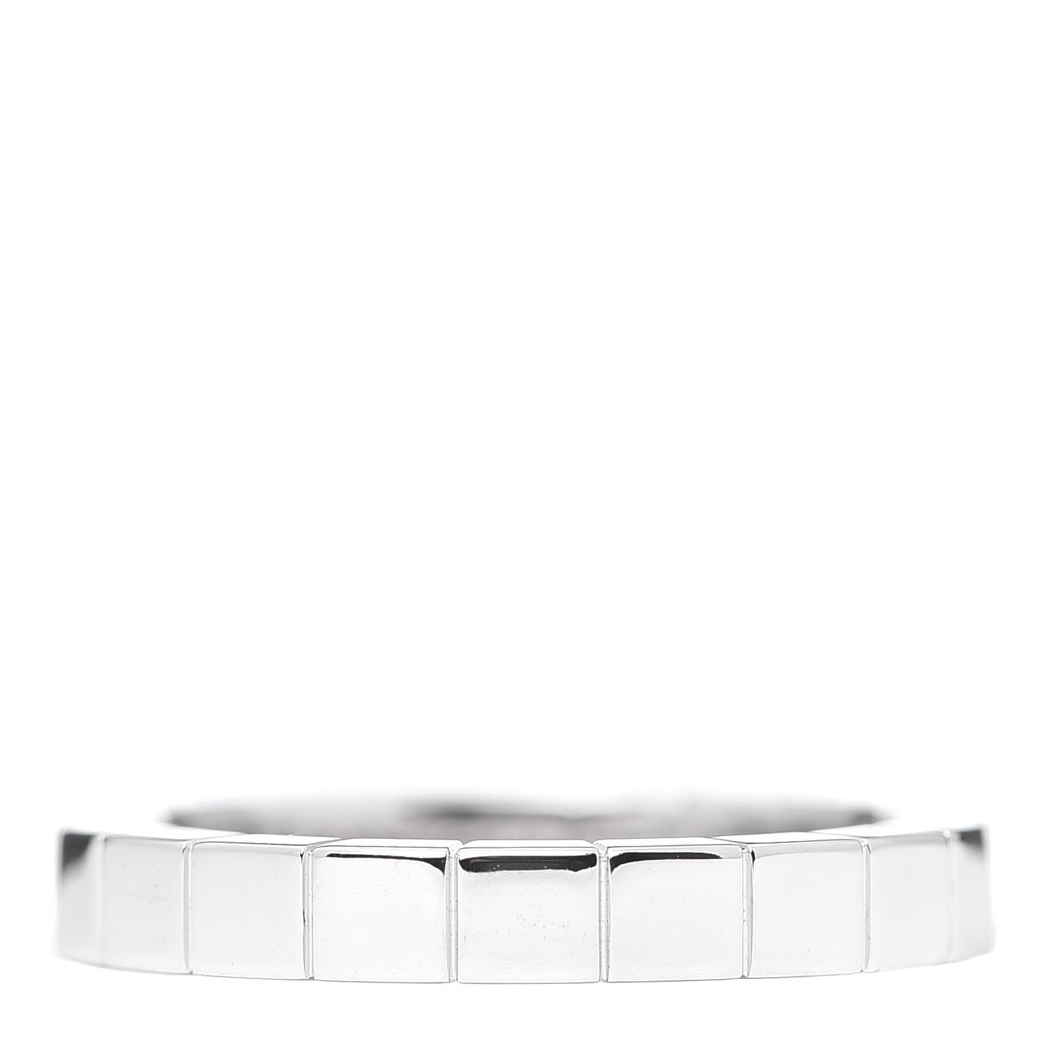 Cartier 18K White Gold Lanieres Ring 49 4.75 3 of 4