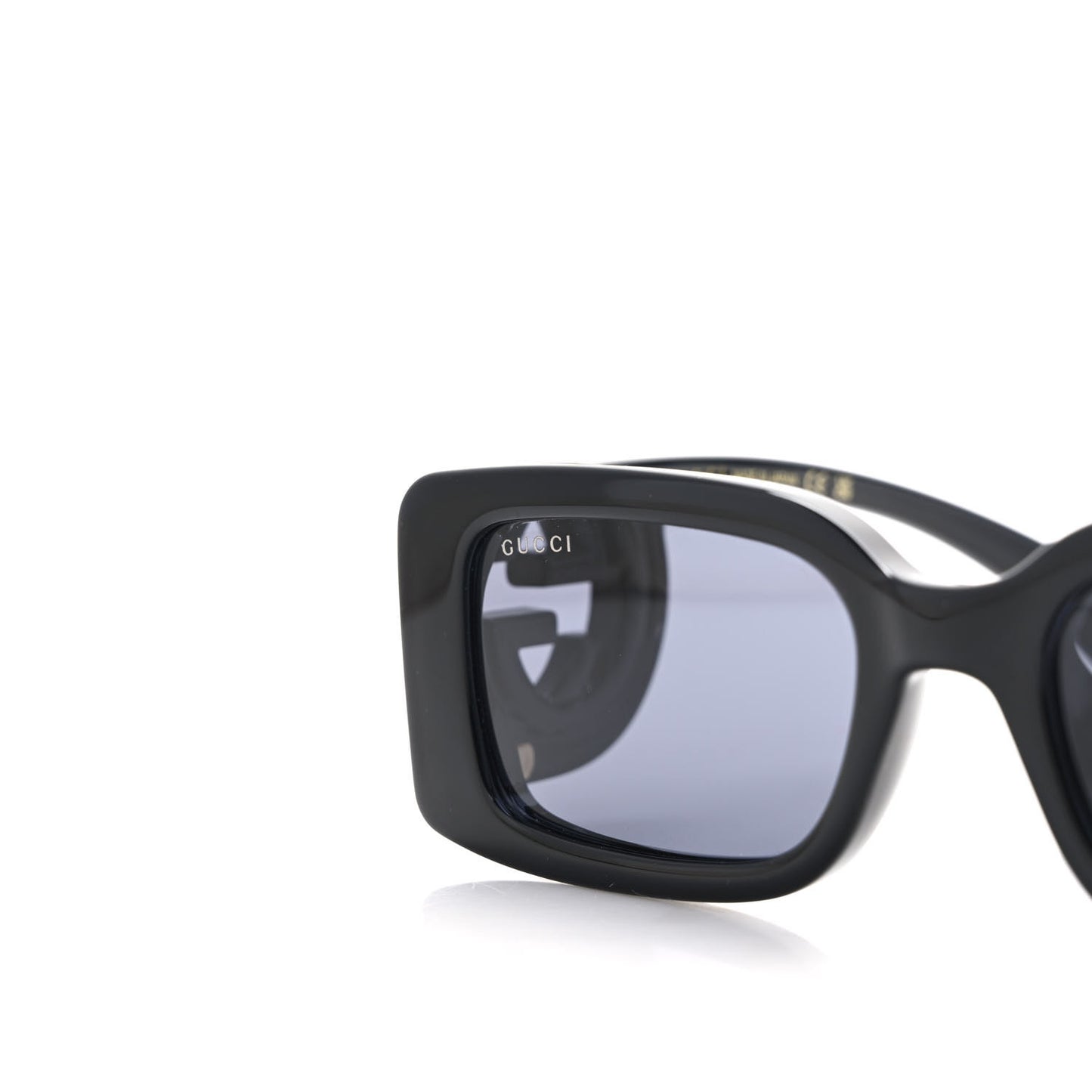 Acetate Chaise Rectangler Frame Sunglasses GG1325S Black