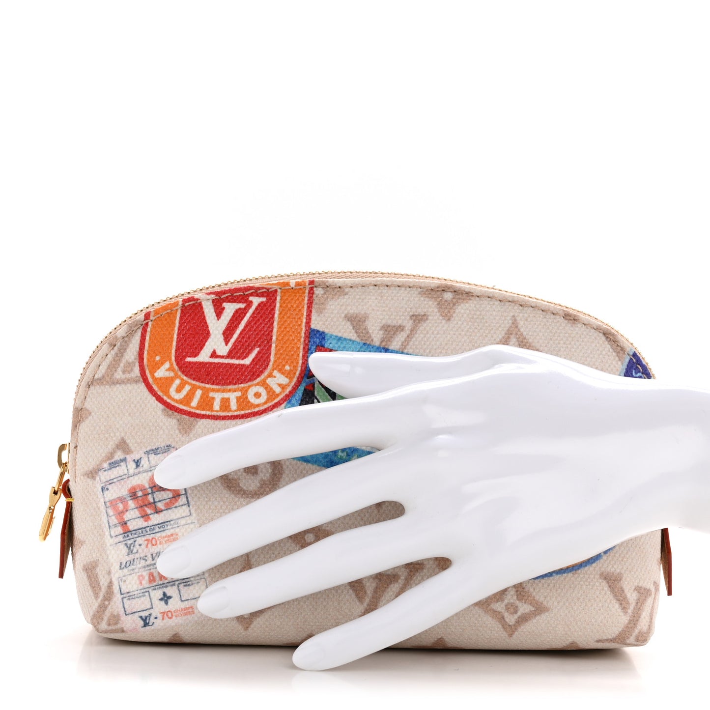 Monogram Flight Mode Cosmetic Pouch Dune