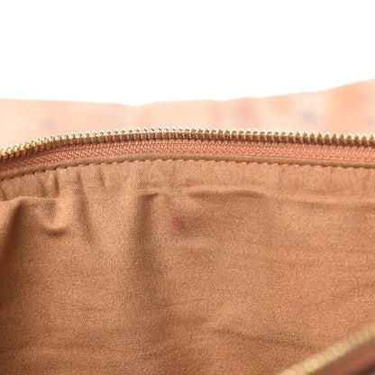 MCM Visetos Medium Liz Reversible Shopper Tote Cognac 17 of 17