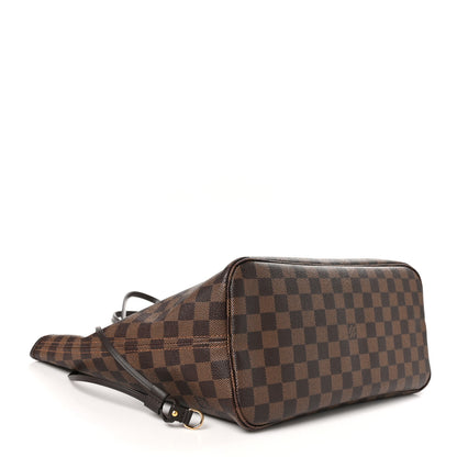 Louis Vuitton Damier Ebene Neo Neverfull MM Rose Ballerine 4 of 10