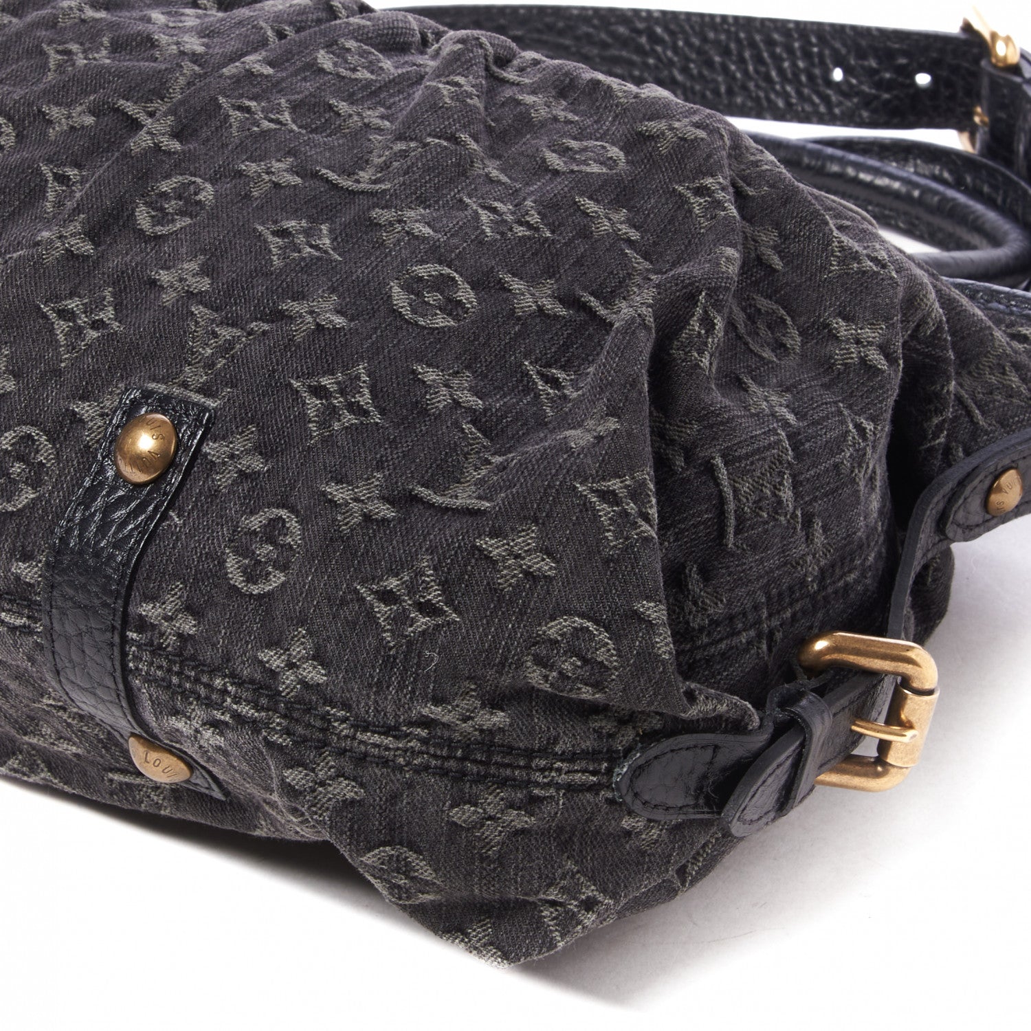 Louis Vuitton Denim Neo Cabby MM Black 5 of 9