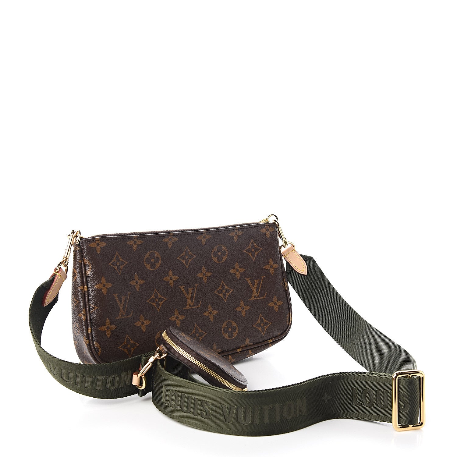 Louis Vuitton Monogram Multi Pochette Accessories Kaki 2 of 11