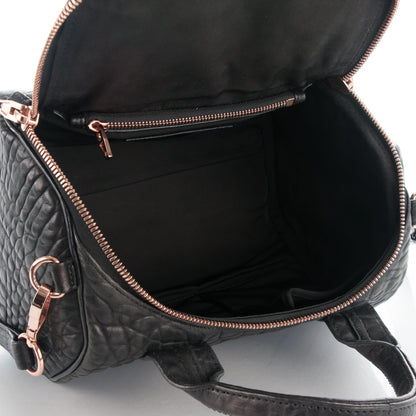 Alexander Wang Pebbled Lambskin Rockie Black Rose Gold Hardware 5 of 7