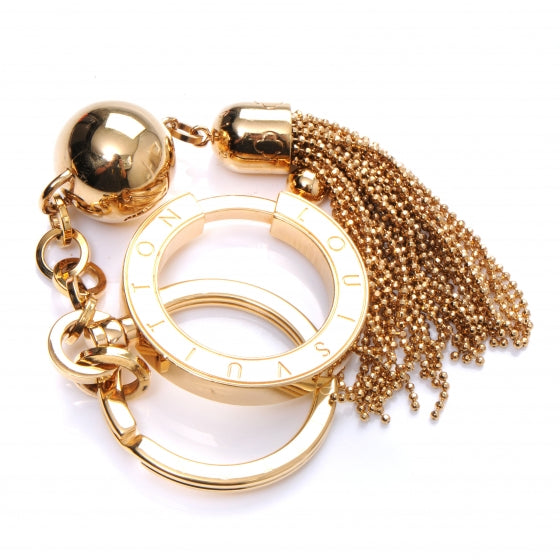 Louis Vuitton Swing Key Holder Gold 3 of 3