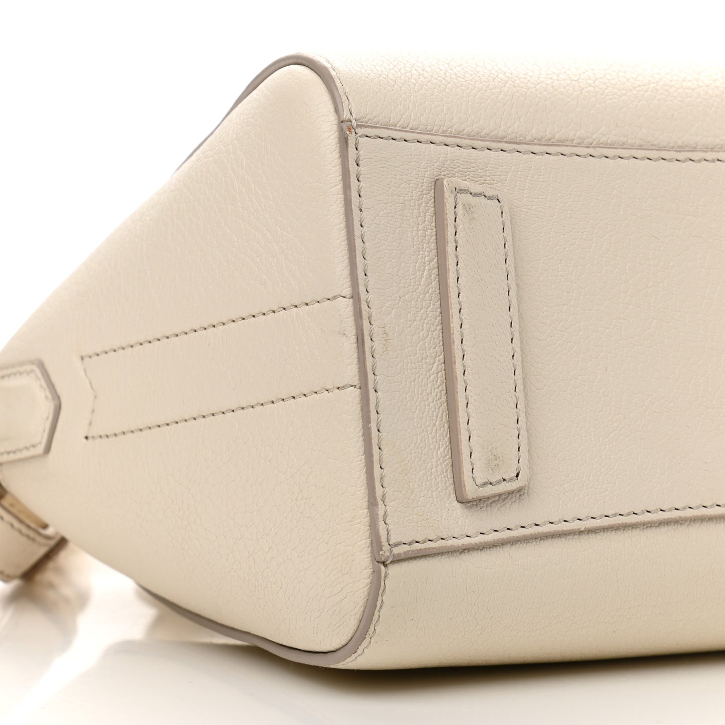 Sugar Goatskin Mini Antigona Off White