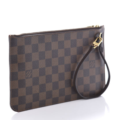Louis Vuitton Damier Ebene Neverfull MM GM Pochette 3 of 10