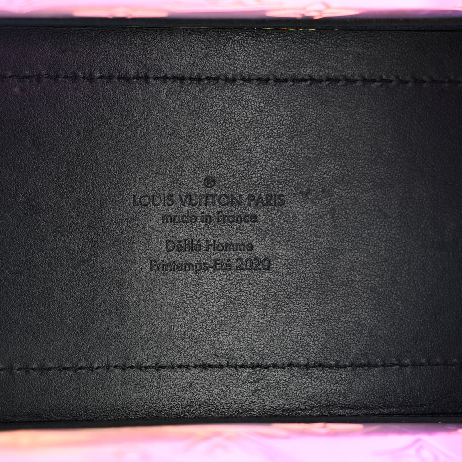 Louis Vuitton Calfskin PVC Monogram Solar Ray Soft Trunk Iridescent Prism Black 6 of 11
