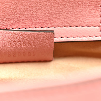 Gucci Wonka Grain Calfskin Mini Diana Tote Bag Wild Rose Fuxia Fluo 7 of 12