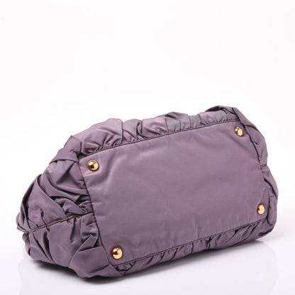 Prada Tessuto Nylon Origami Pleated Tote 3 of 11