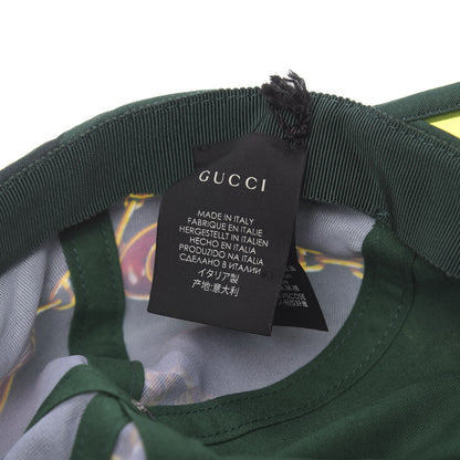 Gucci Silk Baseball Hat 59 Green Multicolor 8 of 8