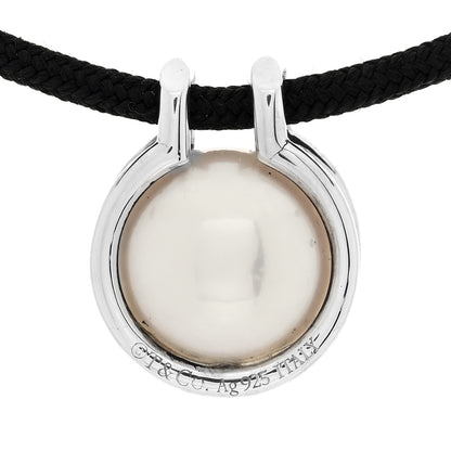 Tiffany Sterling Silver Pearl HardWear Cord Necklace 4 of 6