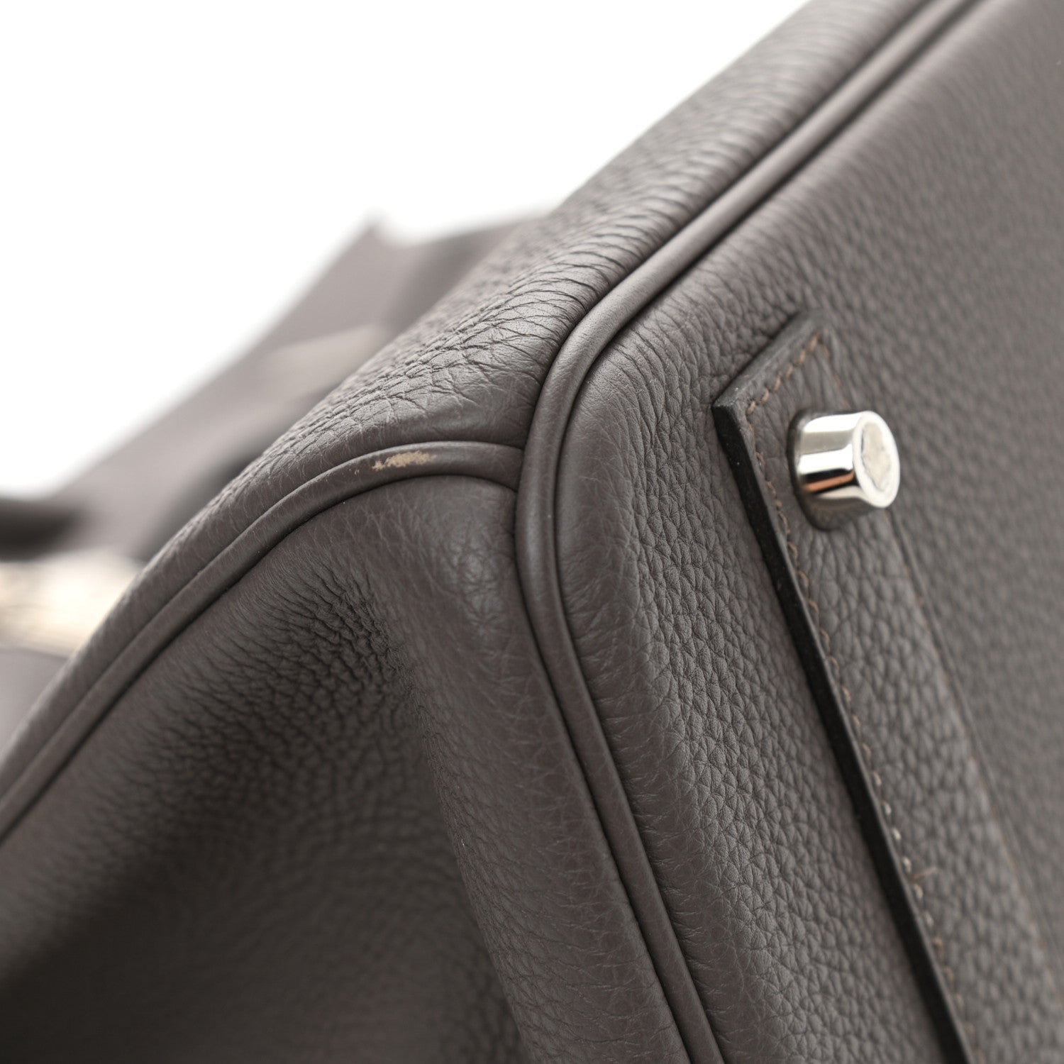 Hermes Togo Birkin 40 Etain 18 of 18