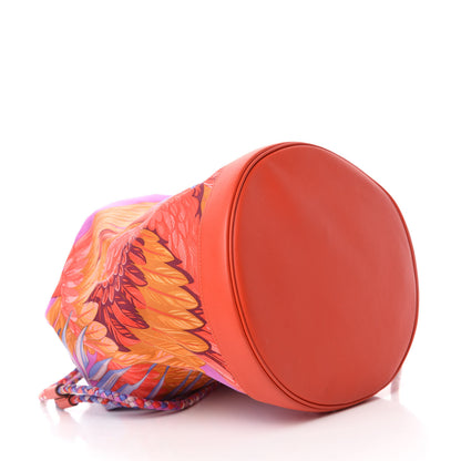 Hermes Silk Swift Flamingo Party Soie Cool Capucine 4 of 10