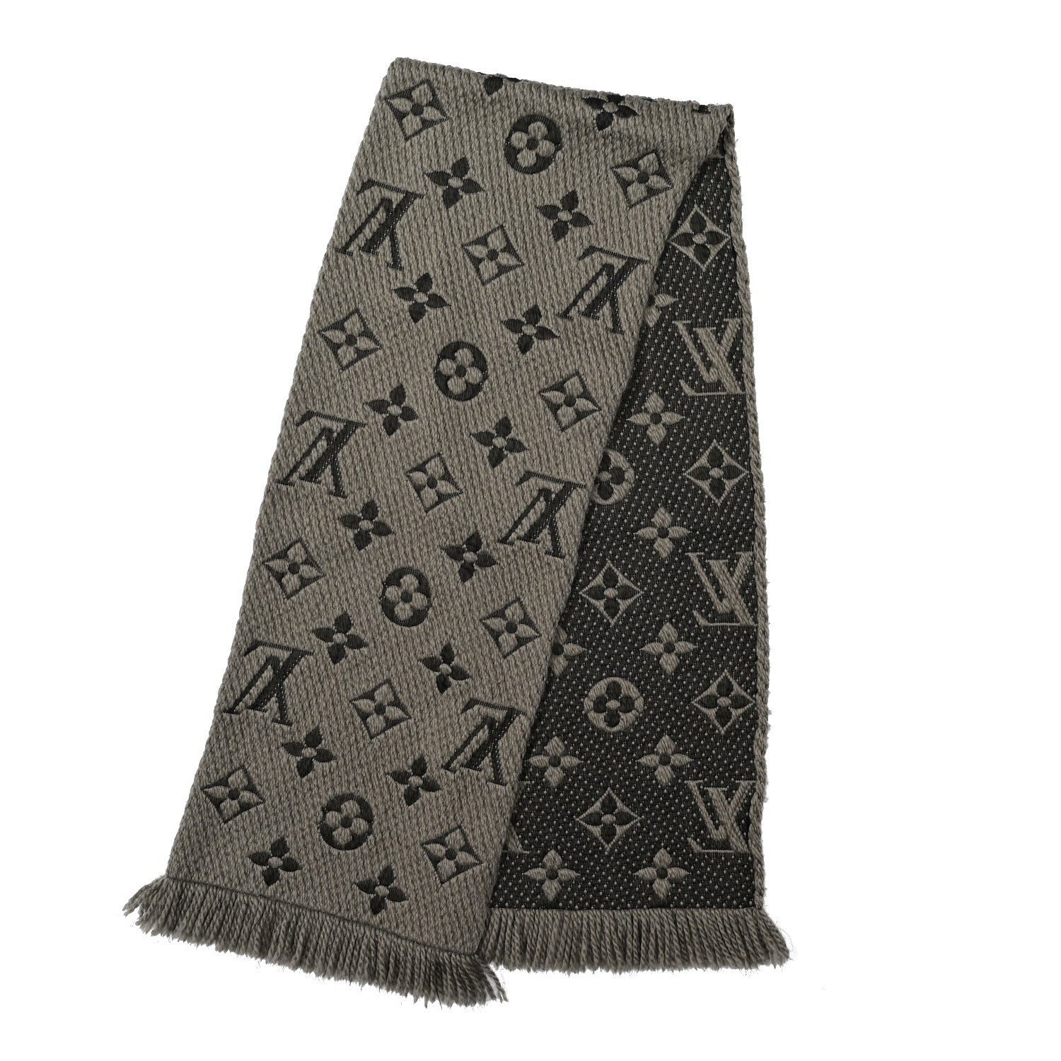 Louis Vuitton Wool Silk Logomania Scarf Verone 2 of 3