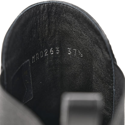 Louis Vuitton LOUIS VUITTON Suede Laureate Platform Chelsea Boot 37.5 Black 8 of 11