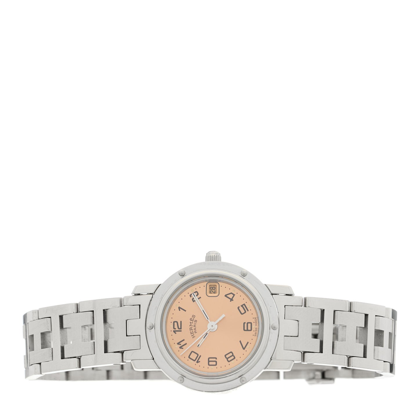 Stainless Steel 24mm Clipper Quartz Watch Orange
