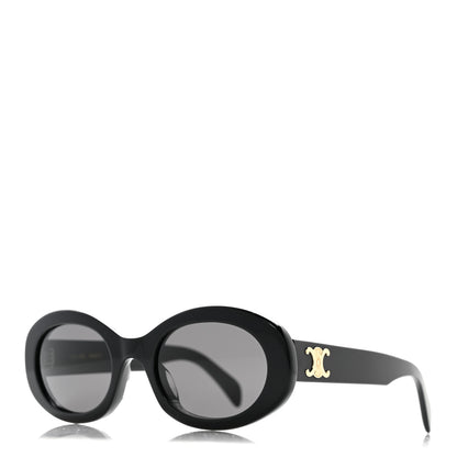 Celine Acetate Triomphe 01 Sunglasses CL 40194U Black 1 of 8