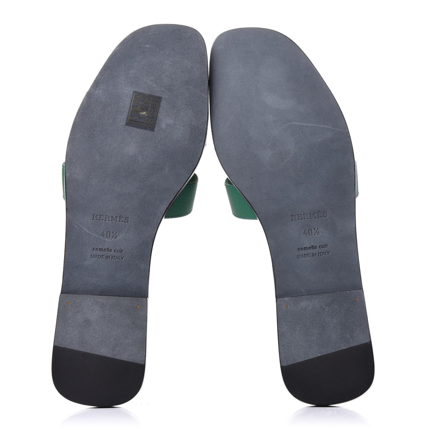 Epsom Oran Sandals 40.5 Vert Emeraude