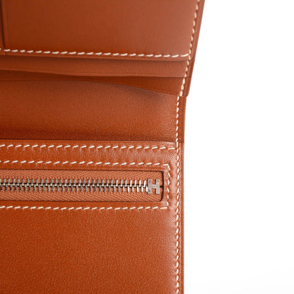 Hermes Tadelakt Bearn Gusset Wallet Fauve 8 of 9