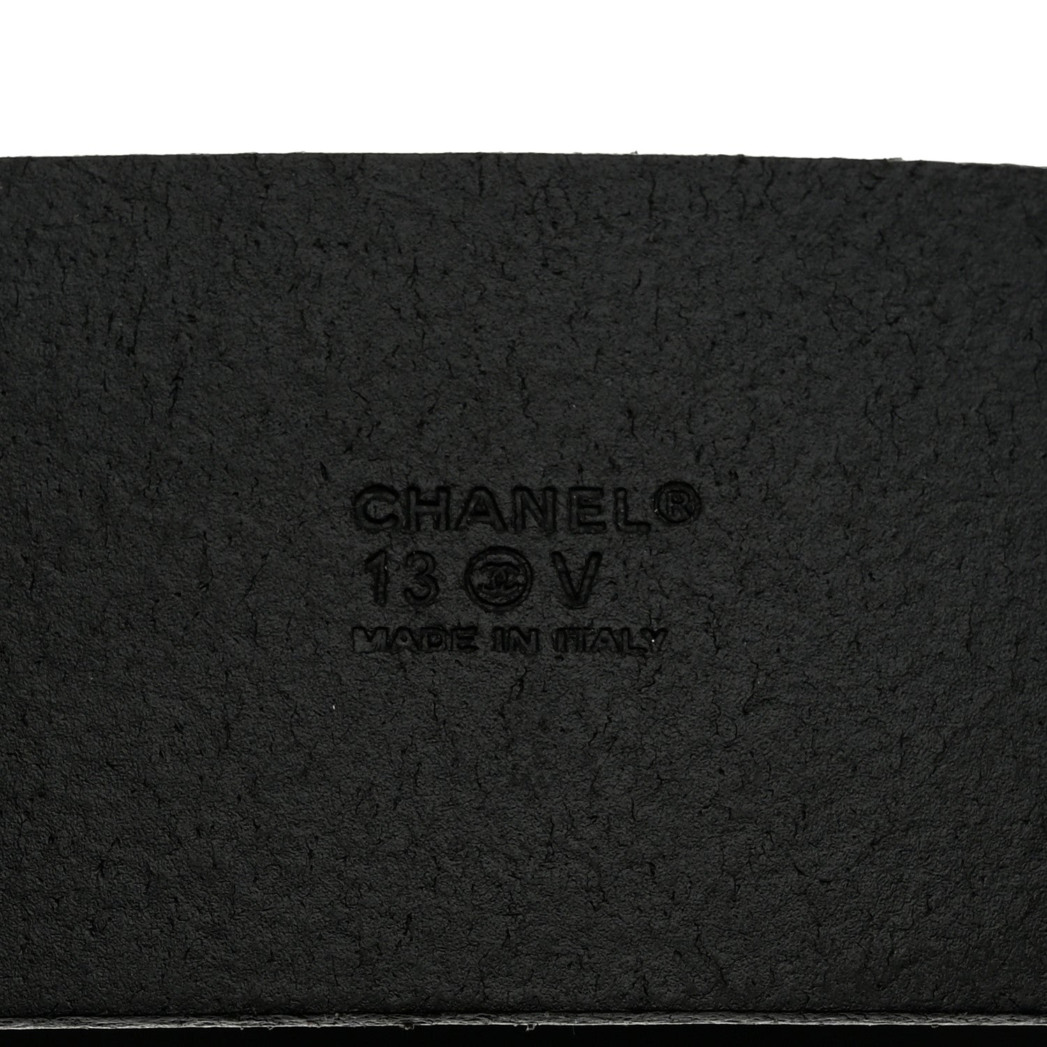Chanel Calfskin CC Logo Belt 105 42 Black 5 of 9