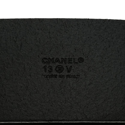 Chanel Calfskin CC Logo Belt 105 42 Black 5 of 9