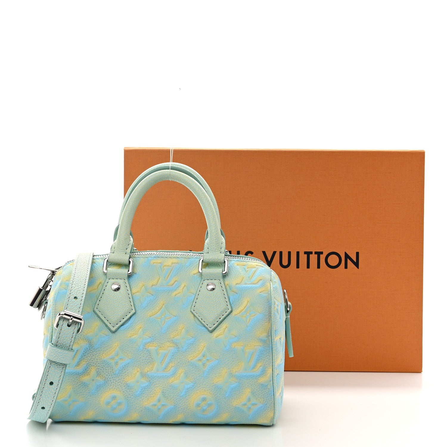 Louis Vuitton Empreinte Monogram Summer Stardust Speedy 20 Water Green 12 of 12