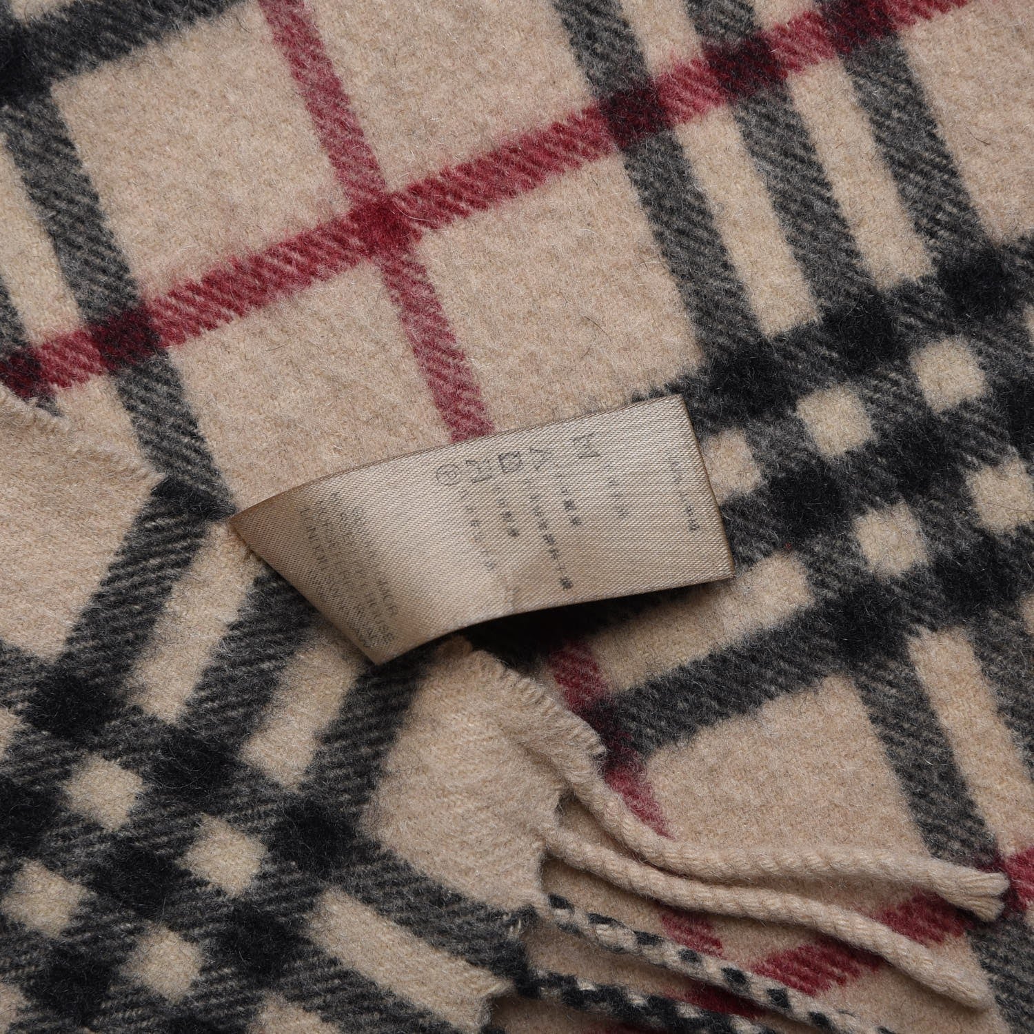 Burberry Cashmere House Check Scarf Camel 6 of 8