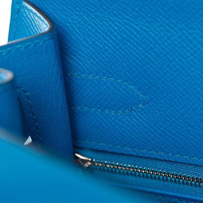 Hermes Epsom Kelly Sellier 32 Bleu Zanzibar 24 of 36