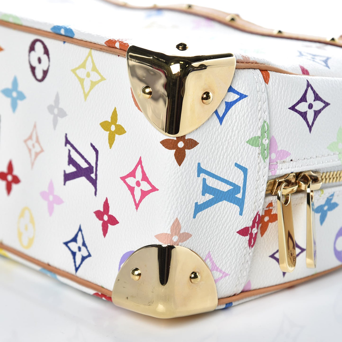 Monogram Multicolor Trouville White
