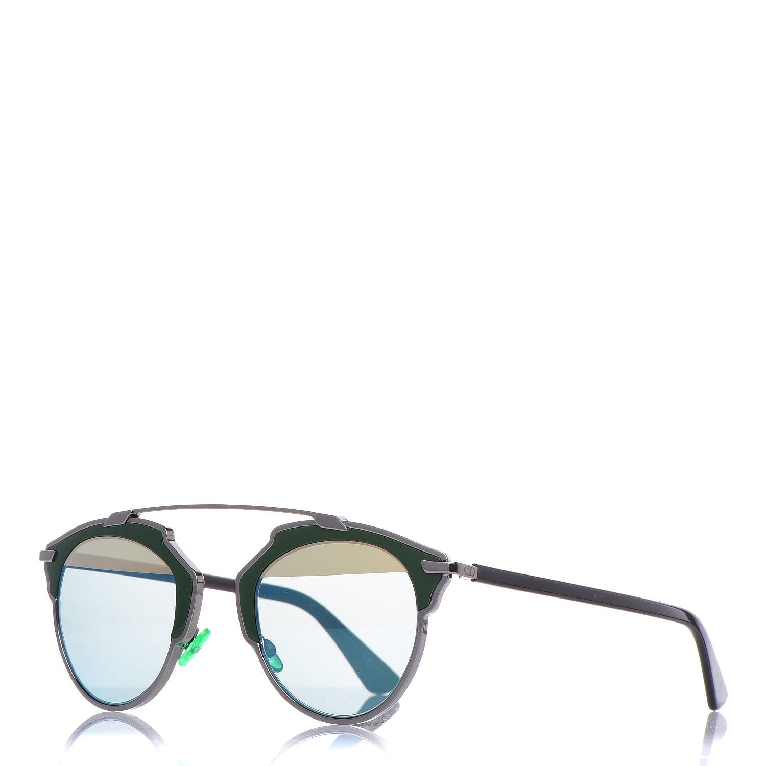 Christian Dior Mirrored So Real Sunglasses Dark Green 1 of 8