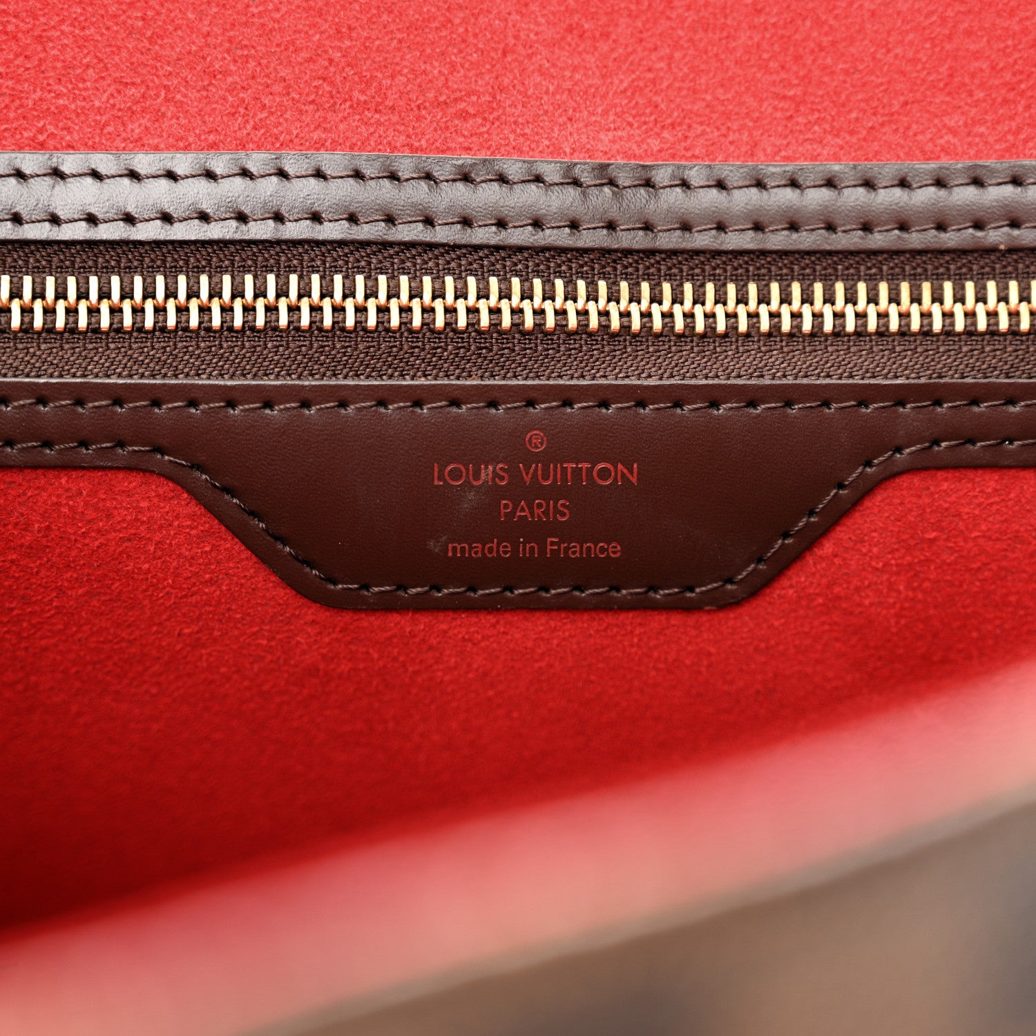 Louis Vuitton Damier Ebene Bergamo GM 6 of 11