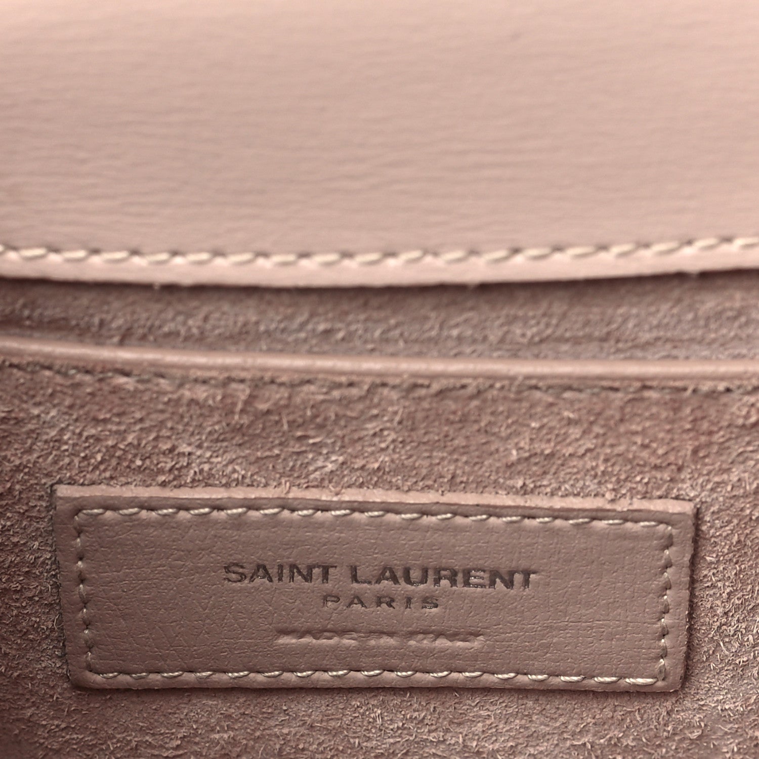 Saint Laurent Calfskin Medium Monogram Sunset Marble Pink 6 of 15