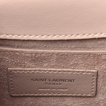 Saint Laurent Calfskin Medium Monogram Sunset Marble Pink 6 of 15
