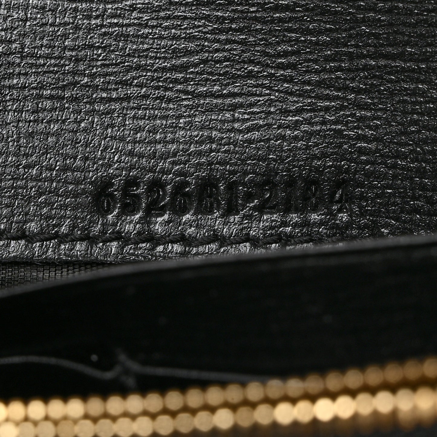 Azalea Calfskin GG Monogram Bi-Color Debossed Jackie 1961 Chain Wallet Mystic White Black