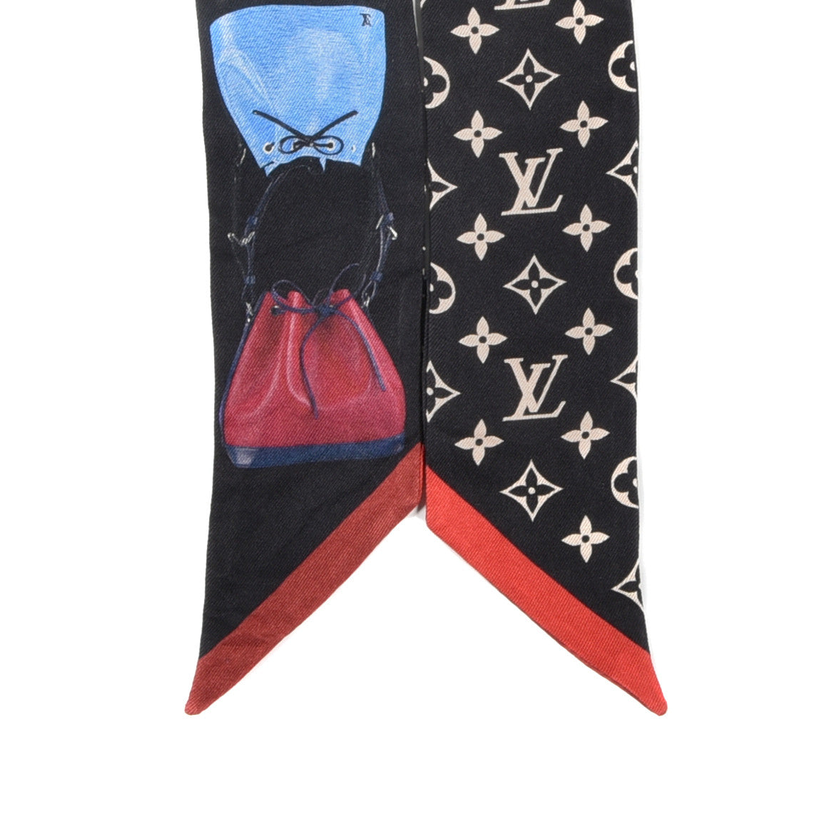 Louis Vuitton Silk Monogram Tribute To Noe BB Bandeau Black 2 of 4