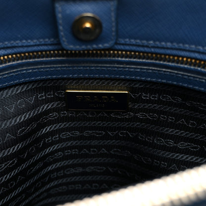 Prada Saffiano Medium Galleria Double Zip Tote Cobalto 7 of 13