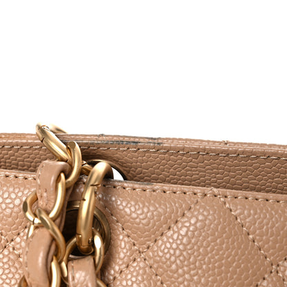 Chanel Caviar Quilted Petit Timeless Tote PTT Beige 19 of 21
