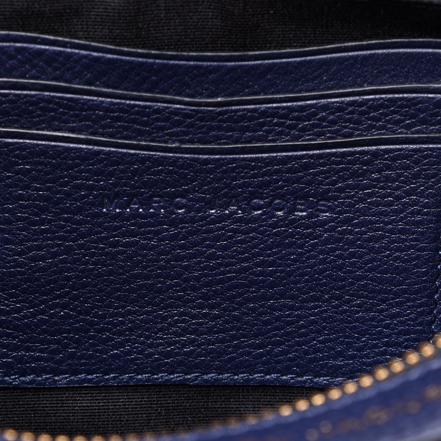 Marc Jacobs Supple Natural Grain Calfskin The Softshot 27 Bag Navy 5 of 12
