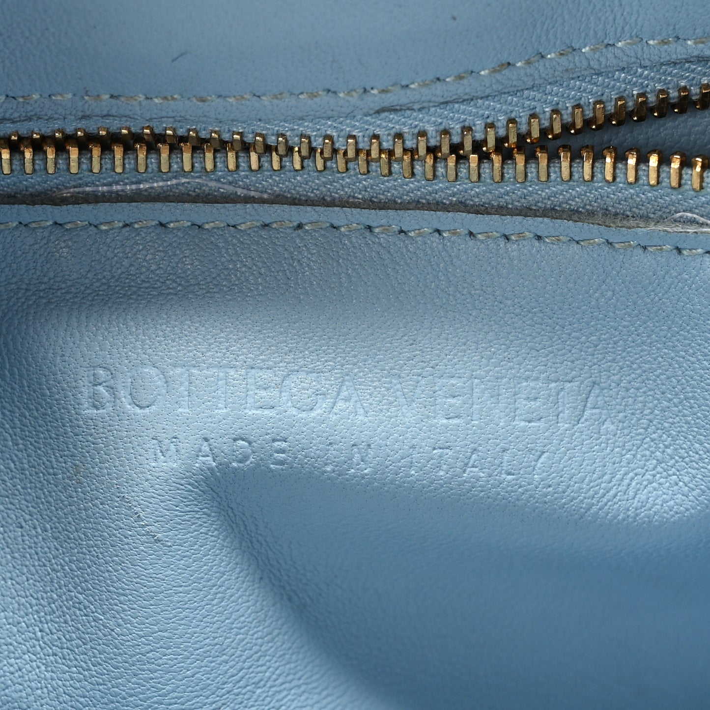 Nappa Maxi Intreccio Padded Cassette Crossbody Bag Ice