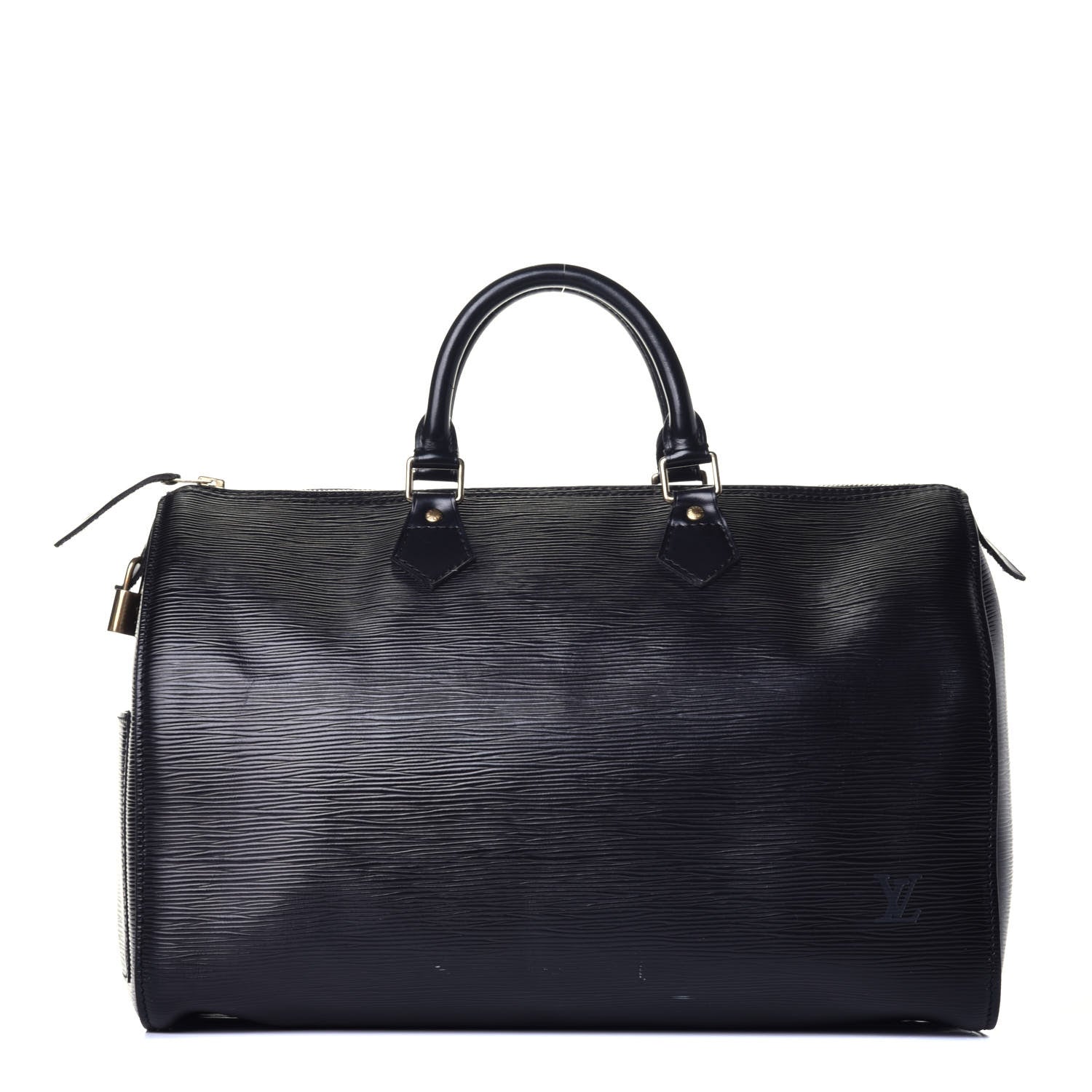 Louis Vuitton Epi Speedy 40 Black 2 of 17