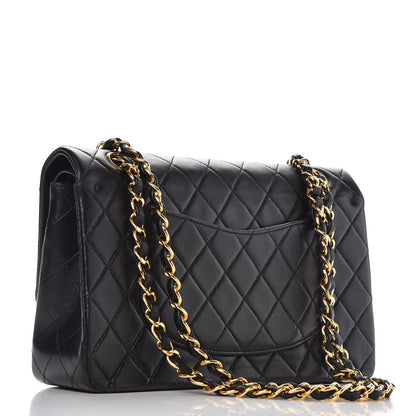 Chanel Lambskin Quilted Medium Double Flap Black 4 of 10