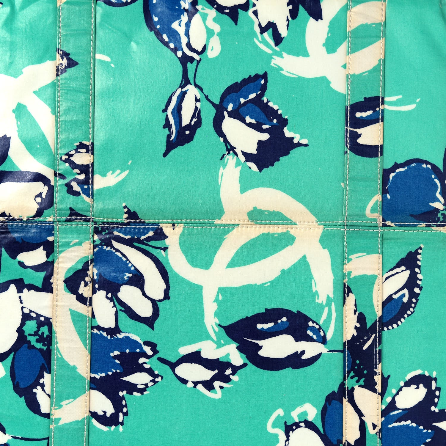 Chanel PVC Floral Print Tote Multicolor 15 of 19