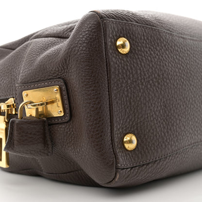 Prada Vitello Daino Bauletto Caffe 8 of 13