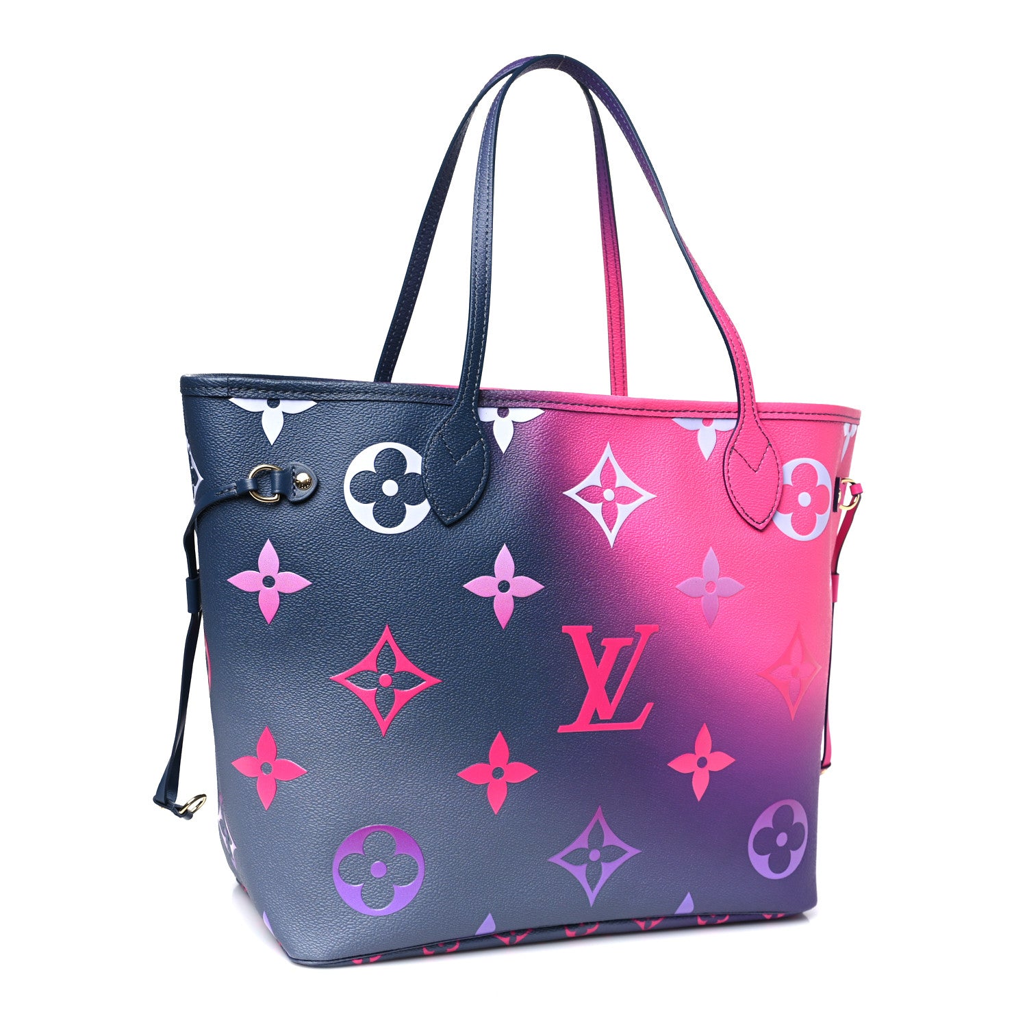 Louis Vuitton Monogram Giant Spring In The City Neverfull MM Midnight Fuchsia 4 of 10