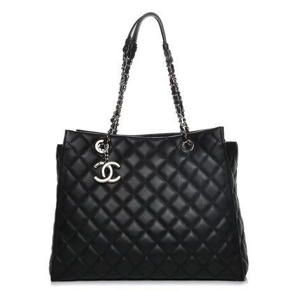 Chanel Calfskin Quilted Large Chic and Soft Shopping Tote Black 1 of 9