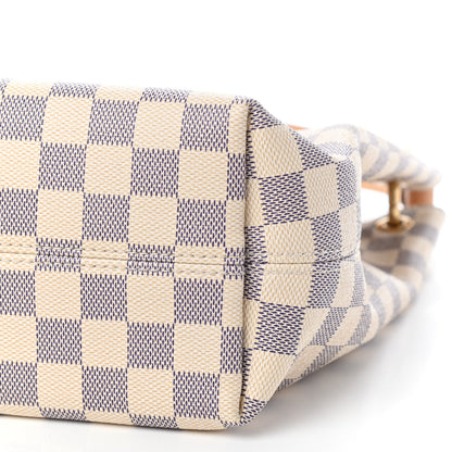 Louis Vuitton Damier Azur Graceful PM Rose Ballerine 8 of 8