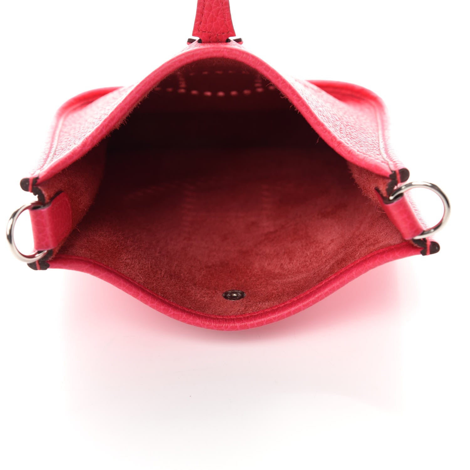 Hermes Taurillon Clemence Evelyne TPM Rose Extreme 700663