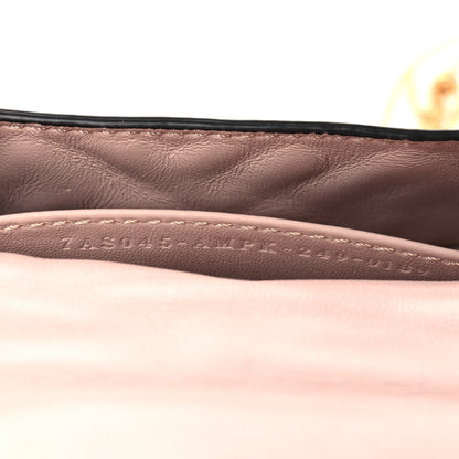 Fendi Nappa Matisse FF Embossed Nano Baguette Charm Rosa Quarzo 7 of 13