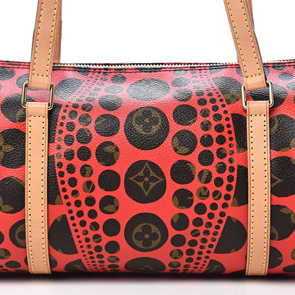 Louis Vuitton Monogram Kusama Pumpkin Dots Papillon 30 Red 9 of 9